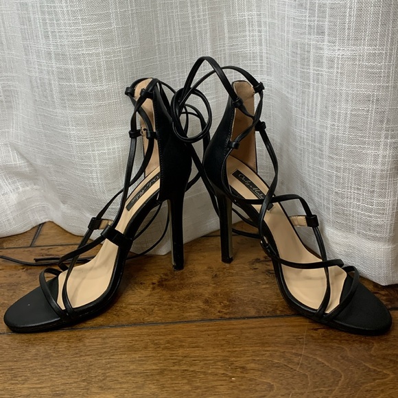 Only Maker- black lace up heels - Picture 2 of 4